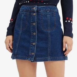 Topshop Jean Skirt, Size W25 (64cm)